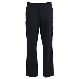 Pantalones Dries Van Noten en algodón negro Otro Impresión de pitón