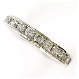 Autre Marque Platin-Bandring mit Diamant Andere