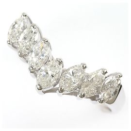Autre Marque PT900 Platinum Diamond Band Ring Other