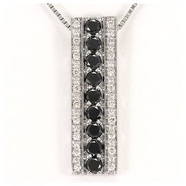 Autre Marque Collier en or blanc 18K et diamants Doré