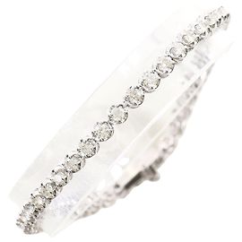 Autre Marque Pulseira de berloques em platina com diamantes Outro