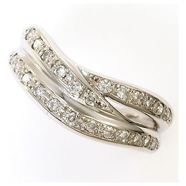 Autre Marque Platin-Bandring mit Diamant Andere