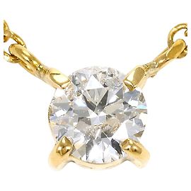 Autre Marque 18K Yellow Gold Necklace with Diamond Golden