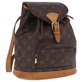 Sac à dos LOUIS VUITTON Monogram Montsouris MM M51136 LV Auth 198987 Monogramme