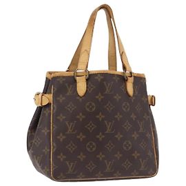 LOUIS VUITTON Monogram Batignolles Vertical Tote Bag M51153 LV Auth ki6784 Monogram