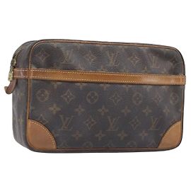 LOUIS VUITTON Monogram Compiegne 28 Clutch Bag M51845 LV Auth 202058 Monogramm