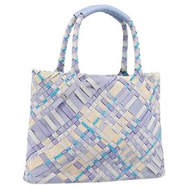 Salvatore Ferragamo Tote Bag Canvas Purple Auth hk4016 Purple