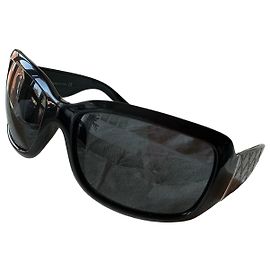 Gafas de sol Versace negras con grecas Negro