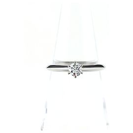 Autre Marque Tiffany & Co. Diamond Solitaire Platinum Ring Other
