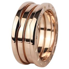 Bulgari Pink Gold Ring Size Pink