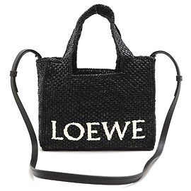 mala de mão Loewe Font Tote Mini Preto
