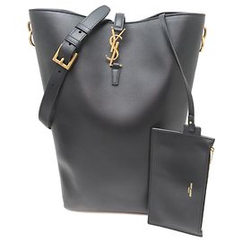 Autre Marque Borsa a tracolla Saint Laurent Paris LE 37 da donna Nero