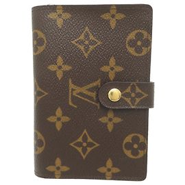 Louis Vuitton Monogram Brown Bi-fold Wallet Brown
