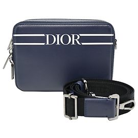 Christian Dior Dior Homme Men's Shoulder Bag Navy blue