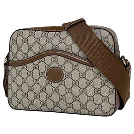 Sac à épaule Gucci Beige Brown Marron