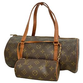 Bolso Louis Vuitton Monogram Papillon 30 Castaño