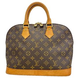 Borsa Louis Vuitton Alma Monogram Marrone