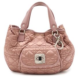 Sac à main Christian Dior Cannage Medium Tote Bag Rose
