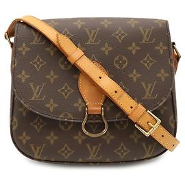Sac à épaule Louis Vuitton Monogram Saint Cloud GM Marron Blanc