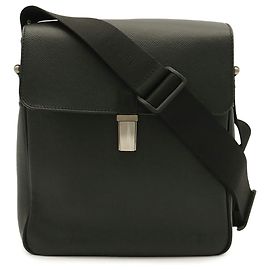 Bolsa de Ombro Louis Vuitton Taiga Yaranga Preto Cinza