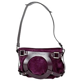 Sac à épaule Salvatore Ferragamo Violet