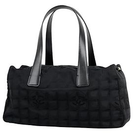 Chanel New Travel Line Handbag Black