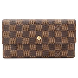 Louis Vuitton Damier Portefeuille International Long Wallet Marron