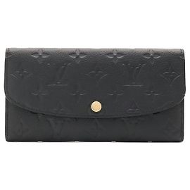 Louis Vuitton Monogram Empreinte Bi-fold Wallet Black