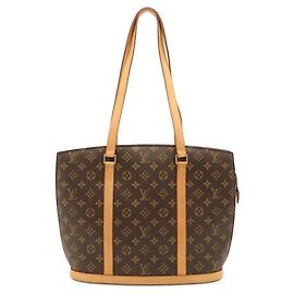 Borsa Tote Louis Vuitton Monogram Babylon Marrone