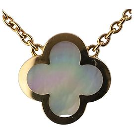 Colar Van Cleef & Arpels Alhambra 750 Dourado