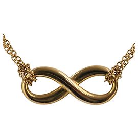 Autre Marque Collar Tiffany Infinity Chain Dorado