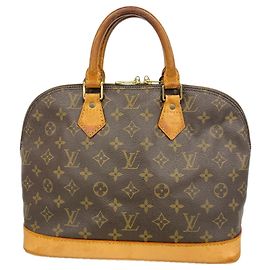 Borsa a mano Louis Vuitton Alma Monogram M51130 Marrone