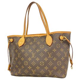 Saco Tote Louis Vuitton Monogram Neverfull PM Marrom