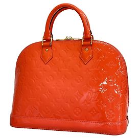 Louis Vuitton Alma PM Vernis Handtasche Pink