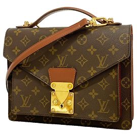 Bolsa Louis Vuitton Monogram Monceau 26 Marrom