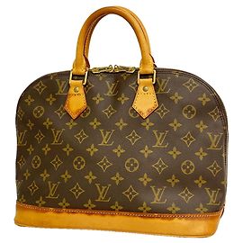 Louis Vuitton Alma Monogram Handtasche Braun