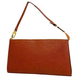 Louis Vuitton Epi Pochette Accessoires Pouch in Kenyan Brown Marron