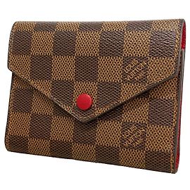 Portefeuille Louis Vuitton Tri-fold en Ebene Damier ebène
