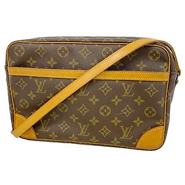 Borsa a tracolla Louis Vuitton Monogram Trocadero 30 Marrone