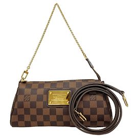 Louis Vuitton Damier Eva 2-Way Handbag Damier ebene