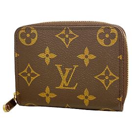 Louis Vuitton Monogram Zippy Coin Purse M60067 Brown