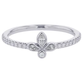 Autre Marque Tiffany & Co. Fleur de Lis Diamantbandring Andere