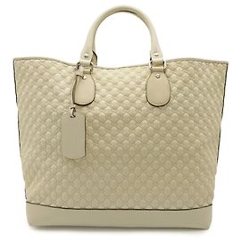 Gucci GG Tote Bag Cream Cloth Cream