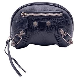 Bolsa de mão em couro Balenciaga Le Cagole Preto