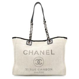 Chanel Deauville Tote MM Multicor