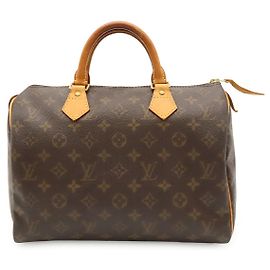 Sac à main Louis Vuitton Speedy Marron