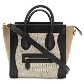 Céline Borsa Celine Luggage Nano Shopper Multicolore