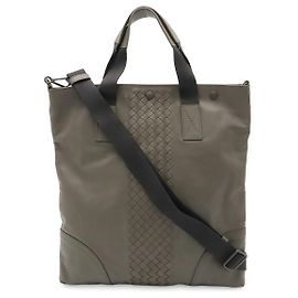 Sac cabas Bottega Veneta Intrecciato Gris
