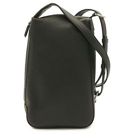 Bolsa de Ombro Salvatore Ferragamo Gancini Preto
