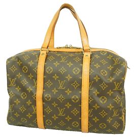 Sac Boston Louis Vuitton Monogram Sac Souple 35 Marron